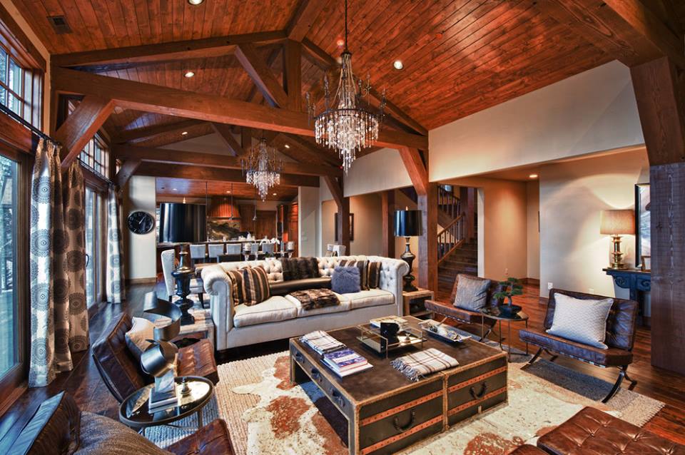 Elegant Rustic Living Room