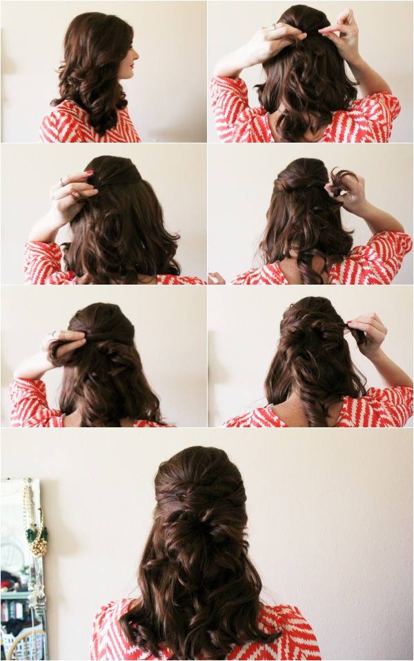 Fabulous Half Up Hairstyle Tutorial