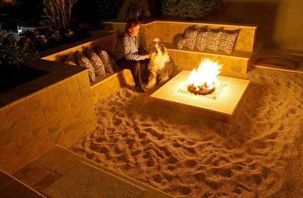 Fire Pit With Sand Floor
