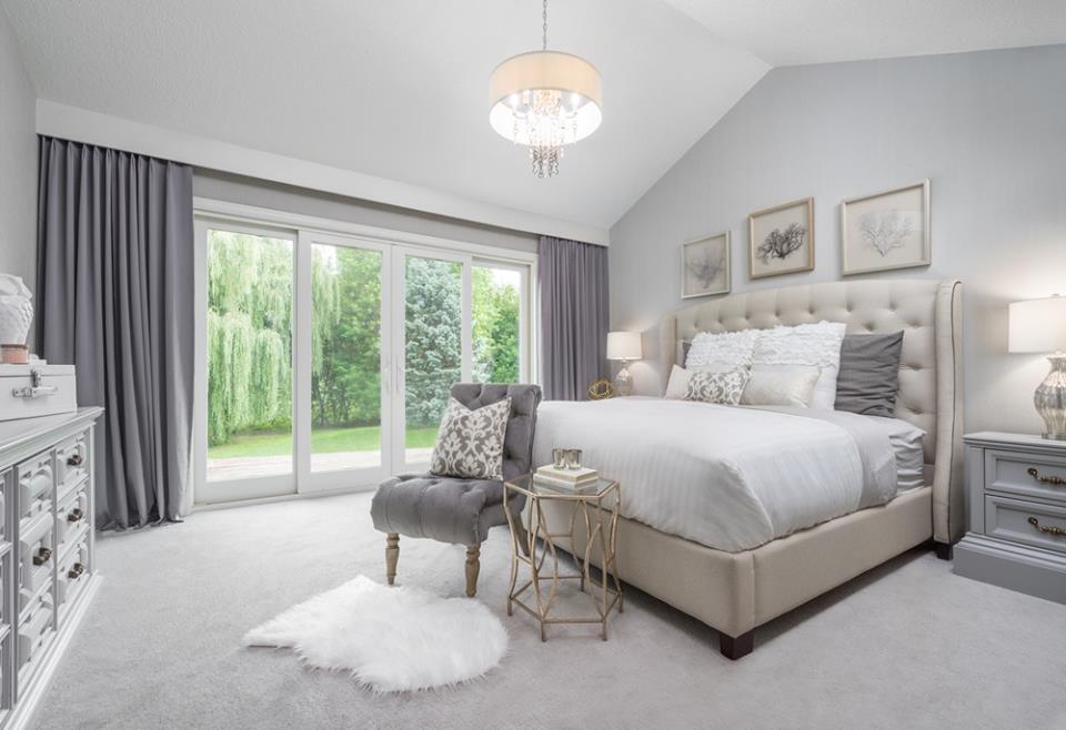 Gorgeous Master Bedroom With Natural View