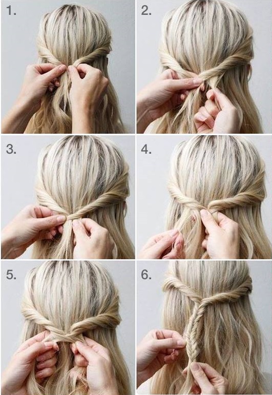 Half-Up Fishtail Hairstyle Tutorial