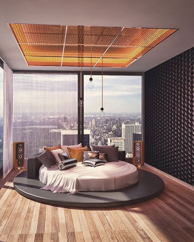 Luxury Circular Bed Idea