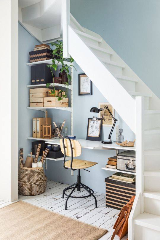 Office Under Stairs