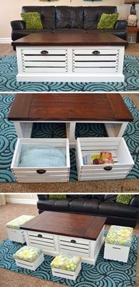 Old Drawer Used As Table