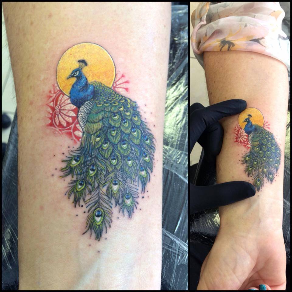 Peacock Tattoo Idea