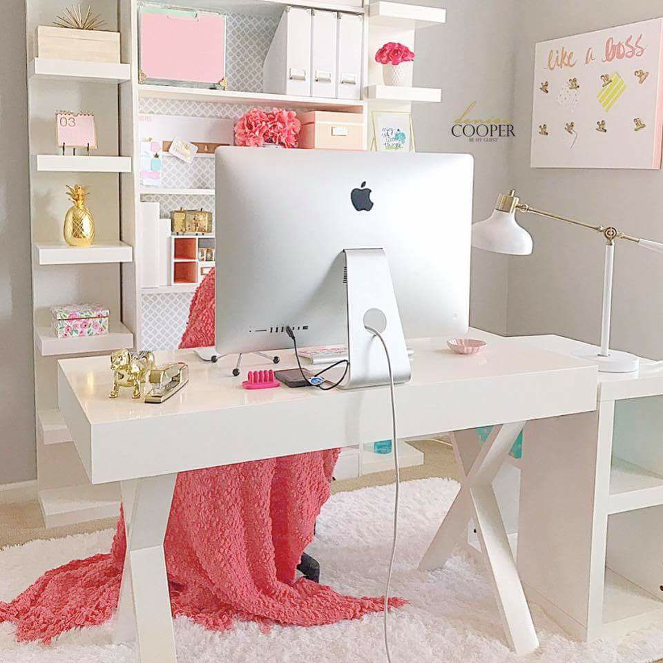 Pinkish Office For Girls