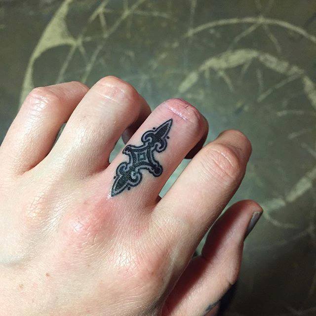 Preety Finger Tattoo