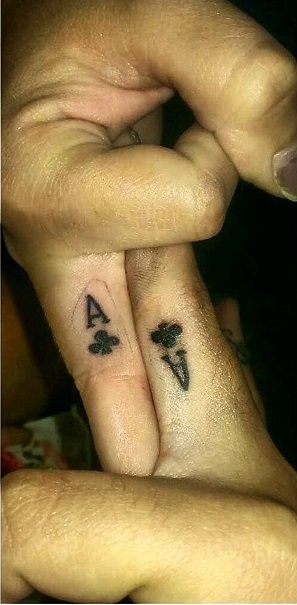 Small Tattoo On Finger