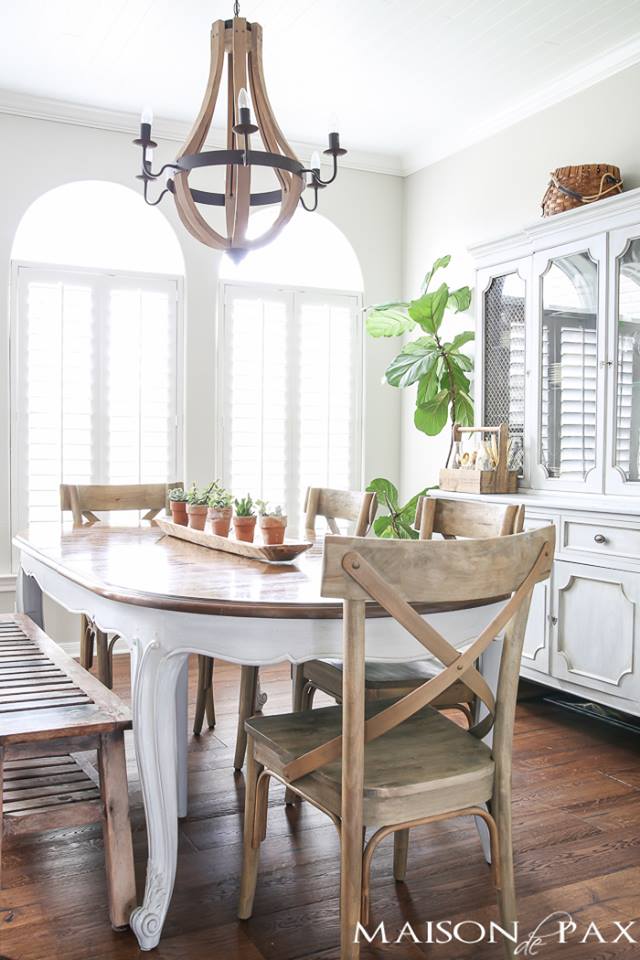 Spring Dining Room Decor Inspired By French Farmhouse