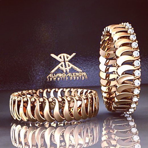 Stylish Gold Wedding Rings
