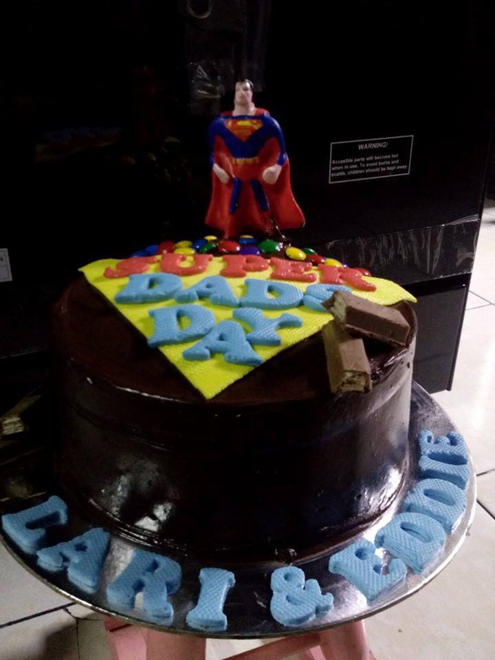 Superman Charcter Cake Idea