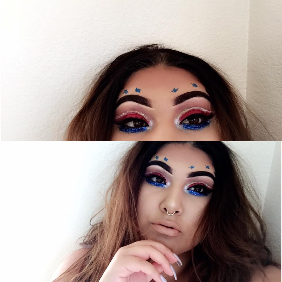 4th of July Makeup