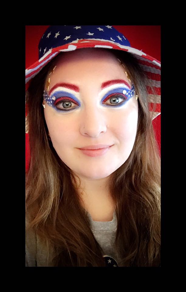 Awesome Patriotic Day Makeup