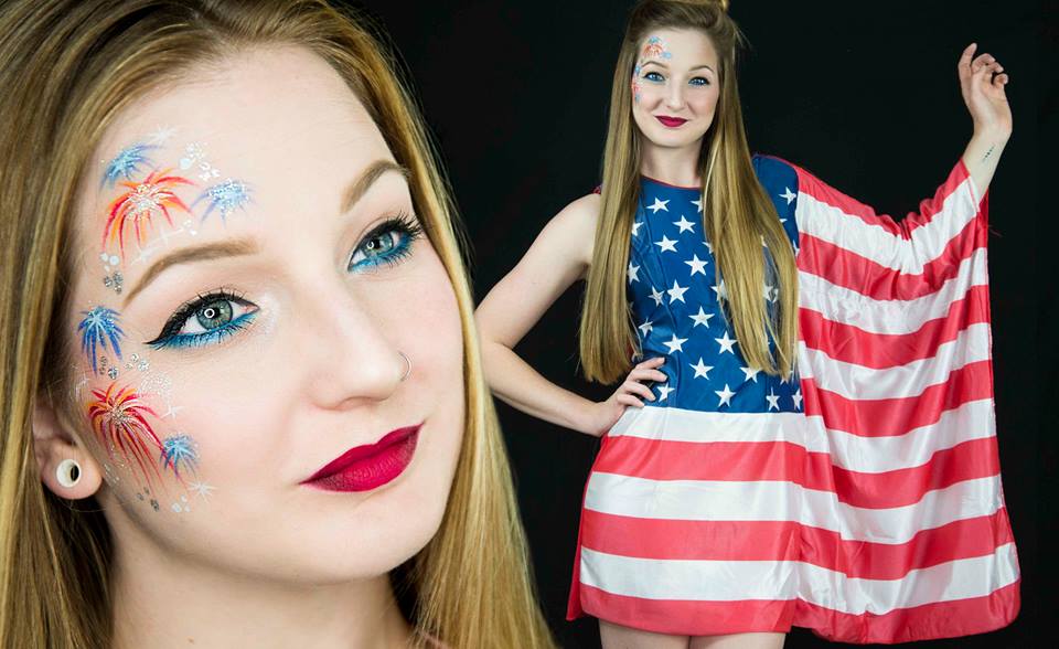 Easy Fourth of July Makeup
