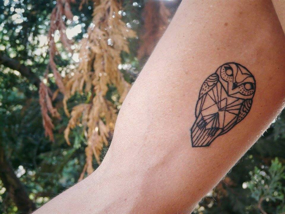 Geometrical Tattoo On Sleeve