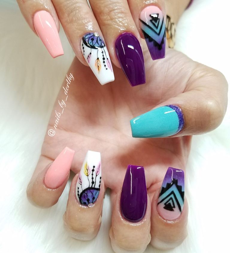 Sassy Colorful Nails