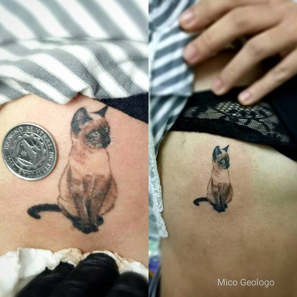 Siamese Cat Tattoo