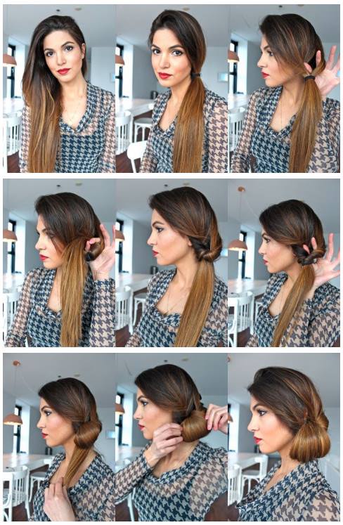 Victorian Side Hairstyle