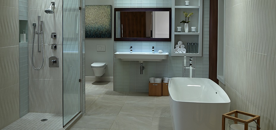 Awesome Contemporary Bathroom Design With Elegency