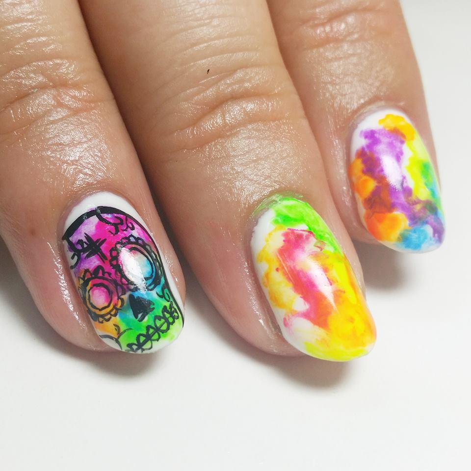 Colorful Artistic Nail Art