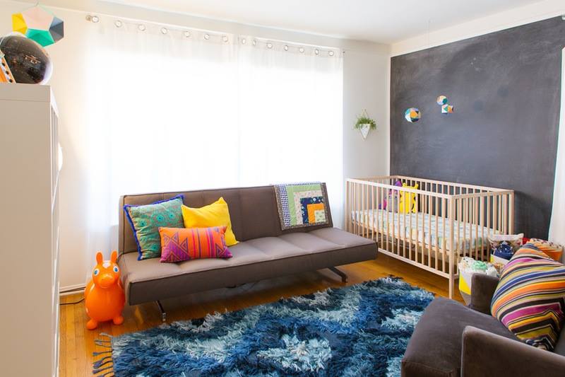 Cozy Colorful Baby Boy Nursery With Awesome Decoration