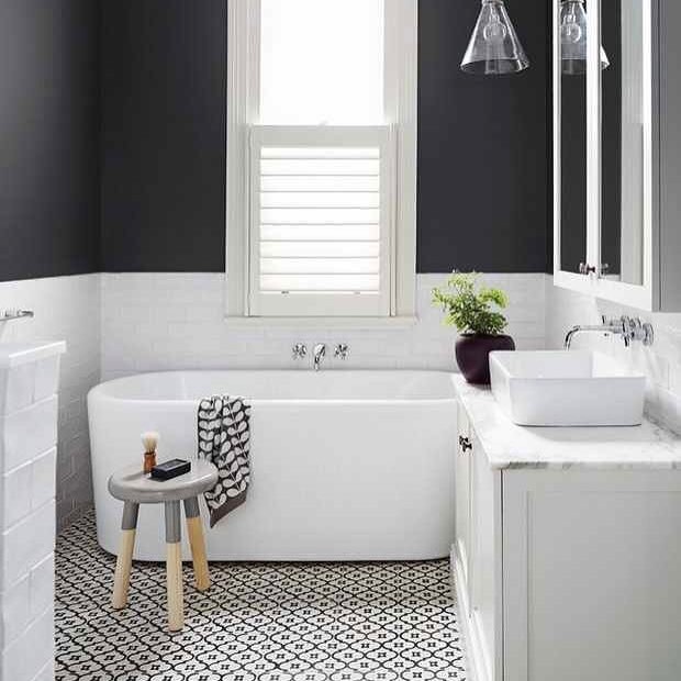 Elegant Art Deco Style Contemporary Bathroom
