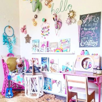 Impressive Peacock Chair, Schooldesk, Juterug, Wall Decor Perfect For Girl's Room In Style Of Boho