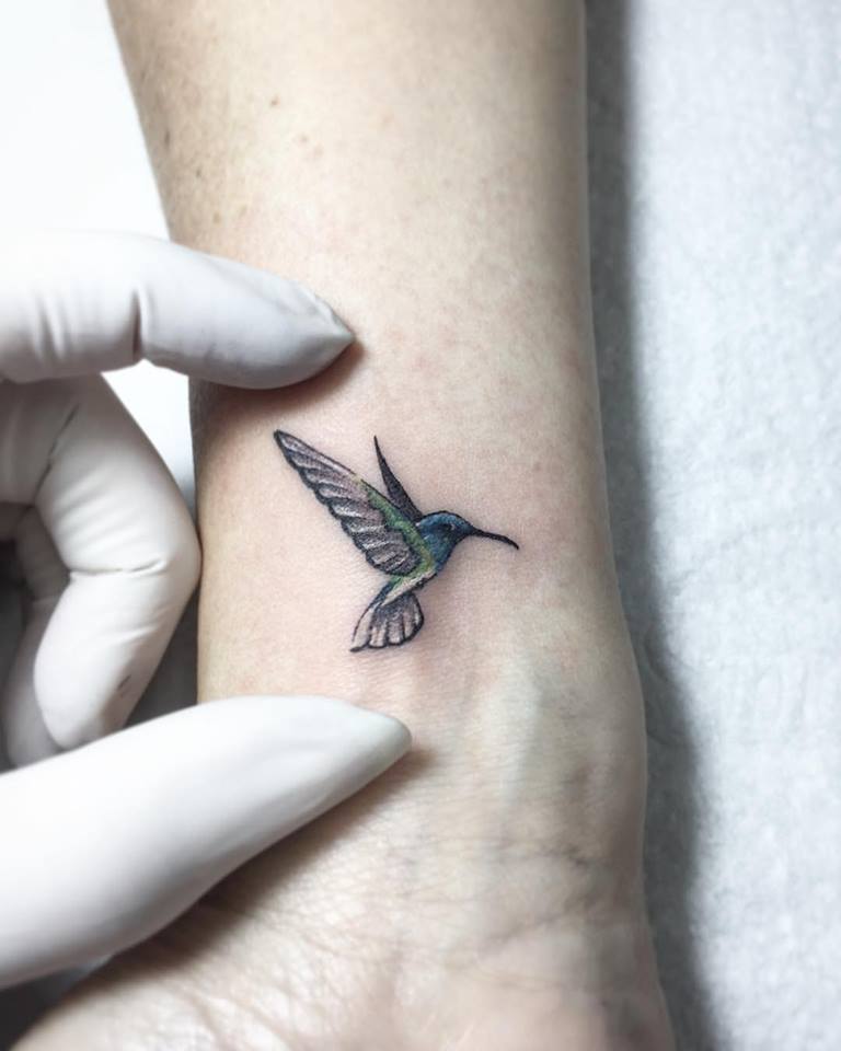 Ravishing Bird Inked On Wrist