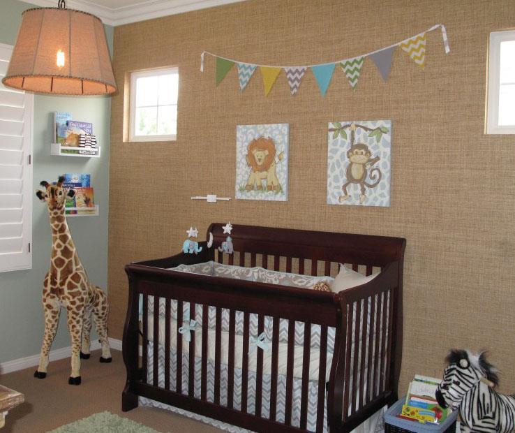 Safari Inspired Baby Boy Nursery