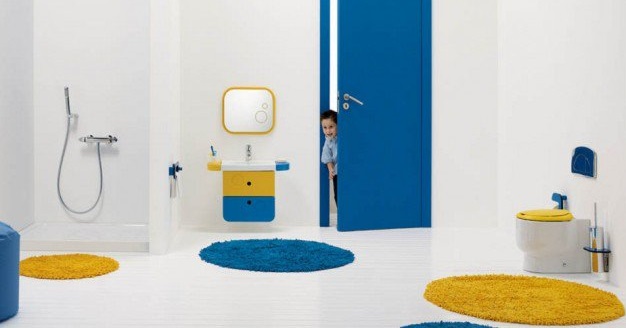 Stunning Colorful Bathroom For Kids