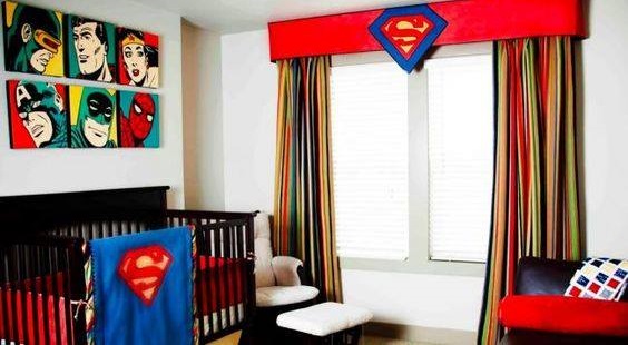 Super Hero Theme Nursery Room For Baby Boy