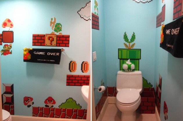 Video Game Lover Kids Bathroom Design