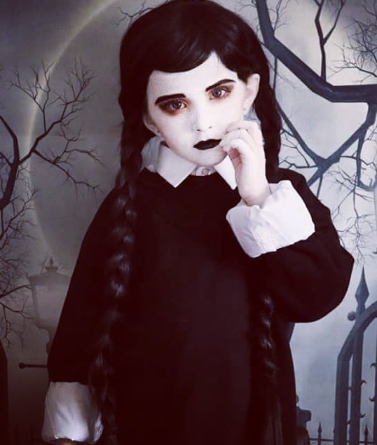 Addams Kids Halloween Costume. Pic by jessica_rose08