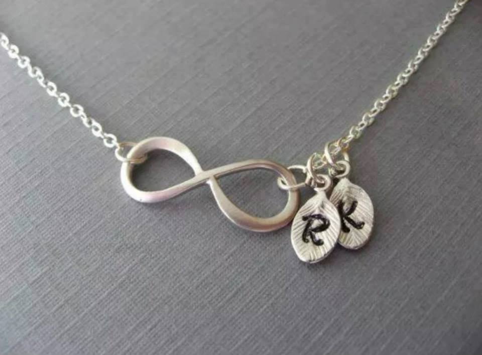 Attractive Infinity Pendant With Initials