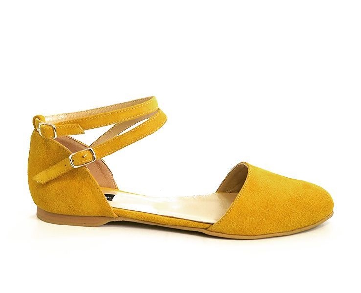 Awesome Mustard Ballet Flats