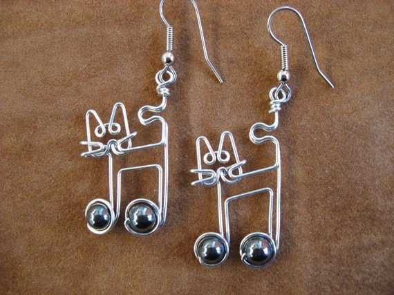 Best Wire Kitty DIY Earrings