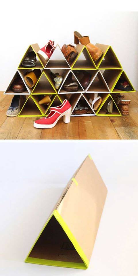 Cardboard Is Used To Store Shoes