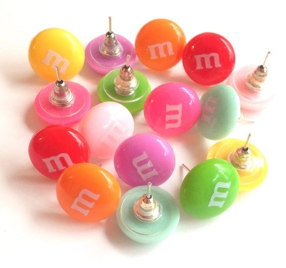 Colorful Candy Stud Earrings
