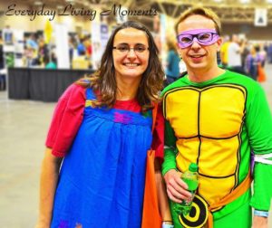 Colorful Halloween Couple Costumes