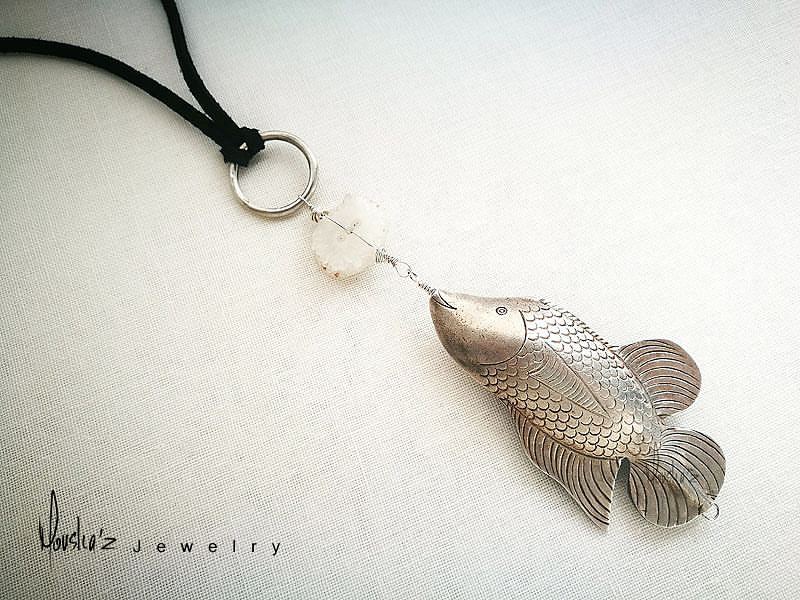 DIY Silver Fish Pendant
