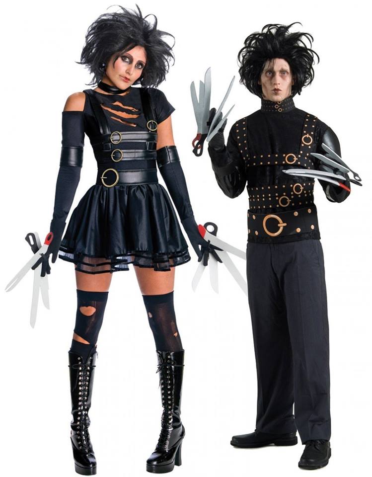 Edward Scissor hands Dark Costume For Couple
