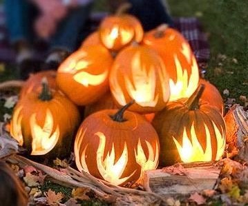 Elegant Spooky Pumpkin Carving Idea