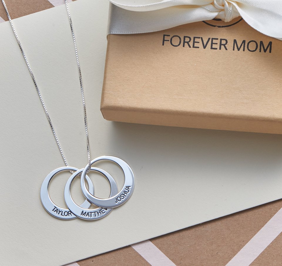 Gorgeous Silver Personalized Necklace Design Idea
