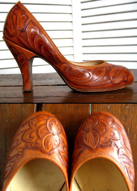 Handmade Leather Round Toe Shoes