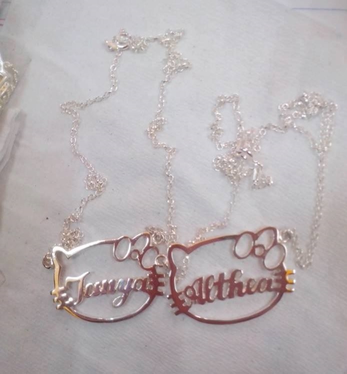 Kitty Name Necklace Design