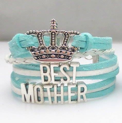 Letter Crown Weaved Layered Bracelet Design