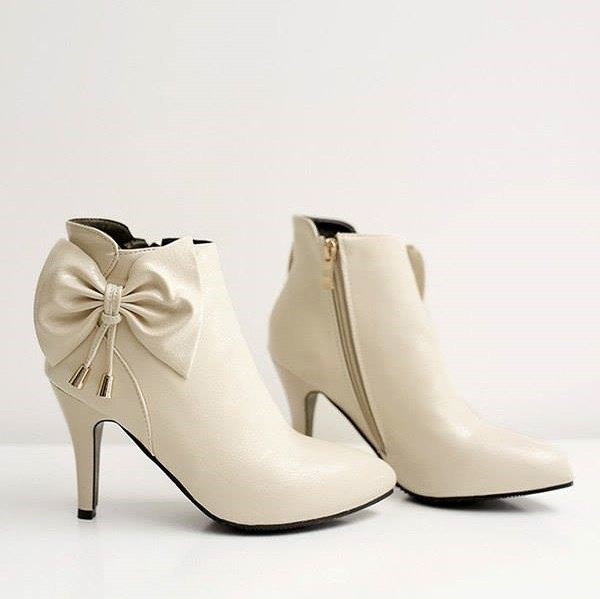 Marvelous Pointed Toe Ankle Boots With Awesome Bow