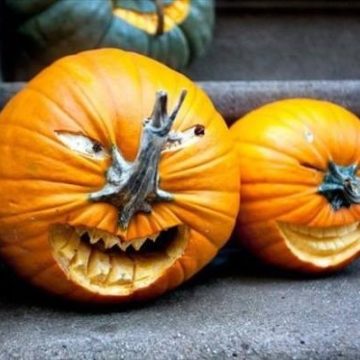 Nosy Spooky Pumpkin Carving Idea