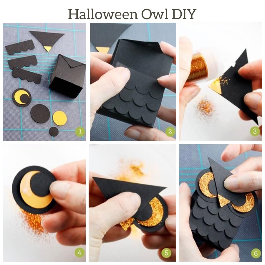 Owl Halloween Craft Decor
