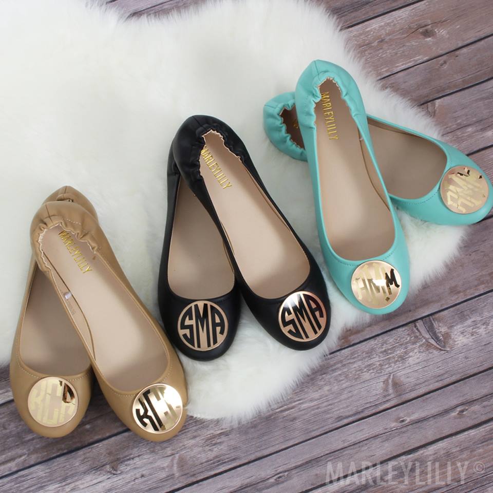 Perfect Monogrammed Ballet Flats For Any Ocassion